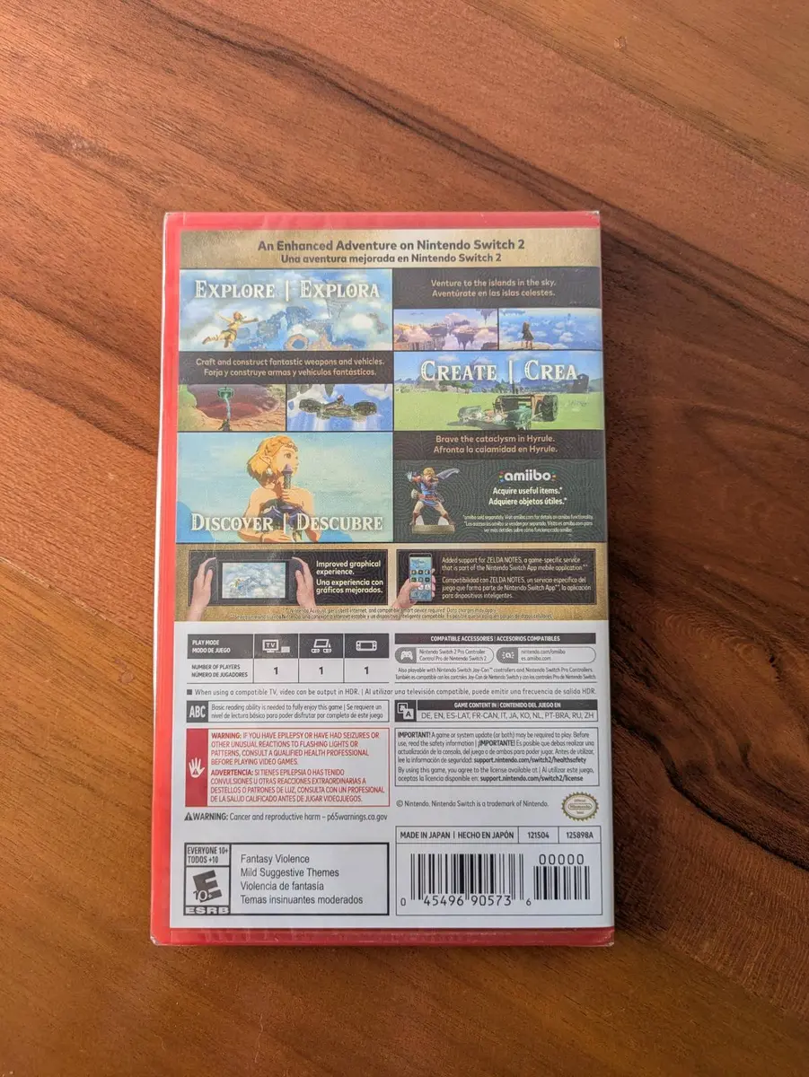 The Legend of Zelda: Tears of The Kingdom - Nintendo Switch 2